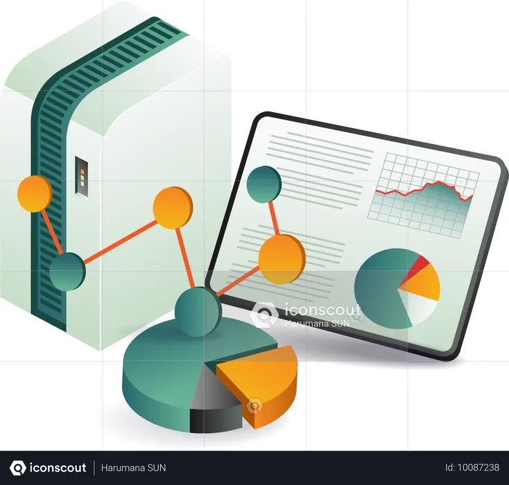 Ordinateur utilisé par l'analyste du serveur  Illustration