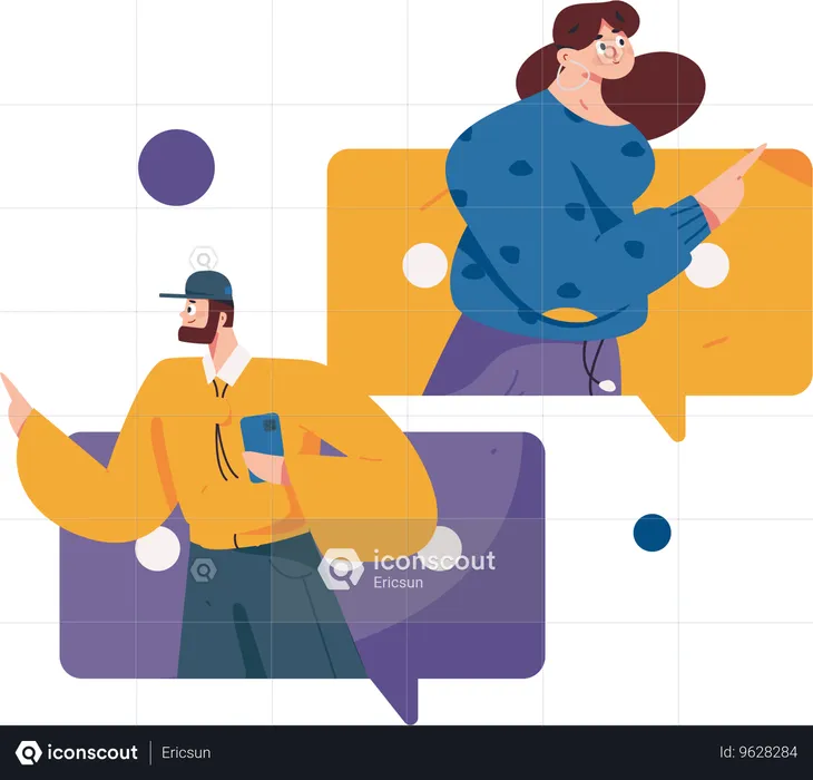 Organisationschat  Illustration