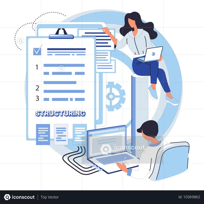 Organizações bem-sucedidas priorizam a melhoria contínua e o fluxo de trabalho eficiente  Ilustração