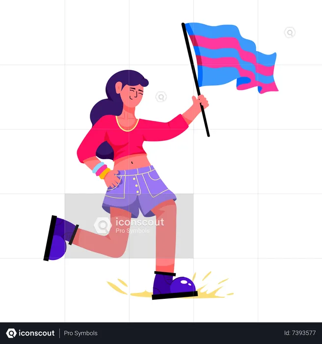 Protesto de orgulho  Ilustração