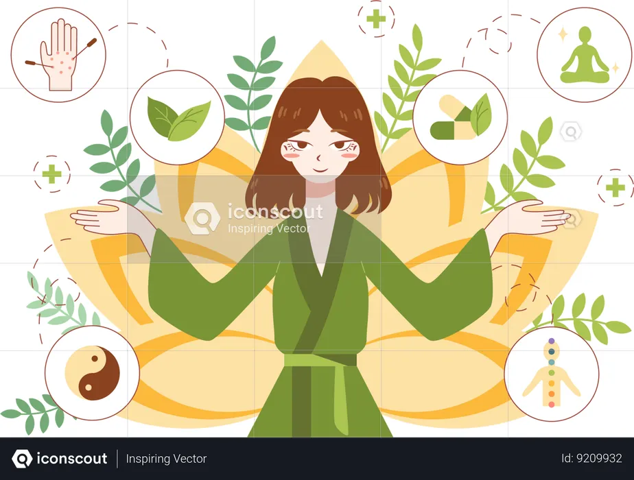 Oriental Medicine  Illustration