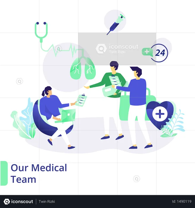 Our Medical Team  Illustration