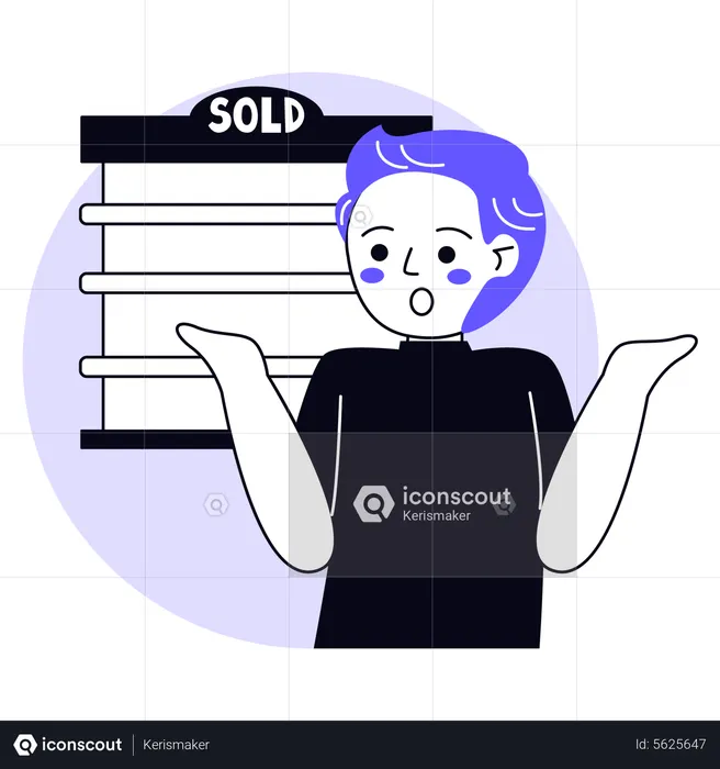 Out Of stock  Illustration