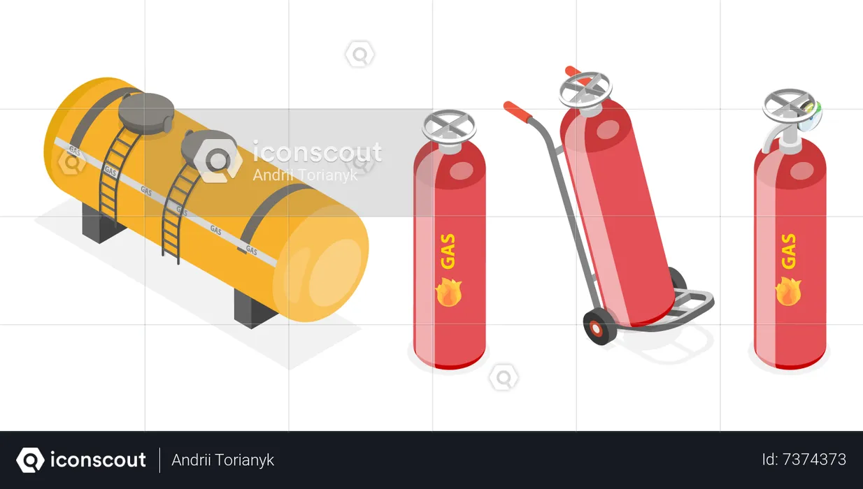 Oxygen Equipment  Illustration