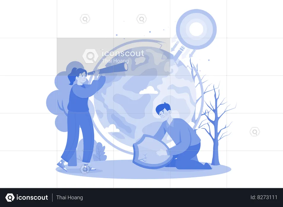 Ozone Holes  Illustration