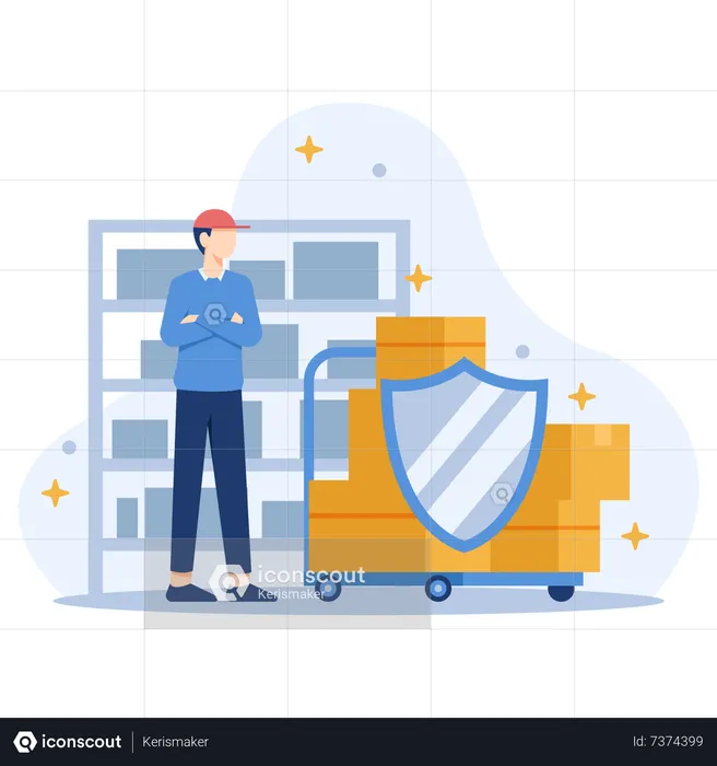 Package Delivery Protection Warranty  Illustration