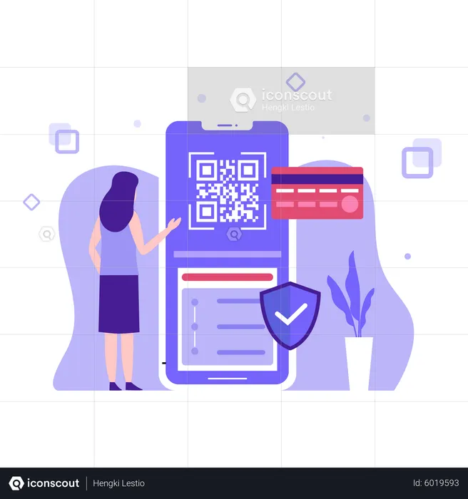 Pago qr  Ilustración