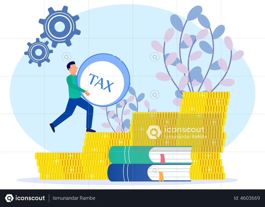 Paiement de l'impôt  Illustration
