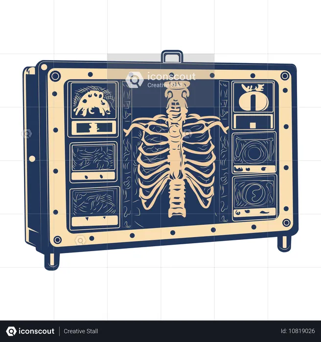 Painel de raio x  Ilustração