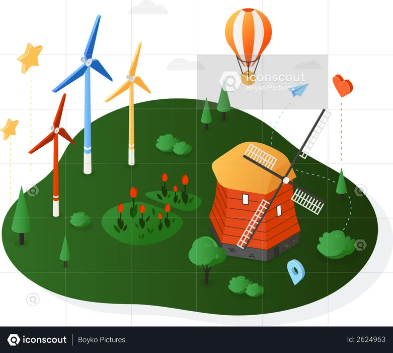 Países Bajos  Ilustración