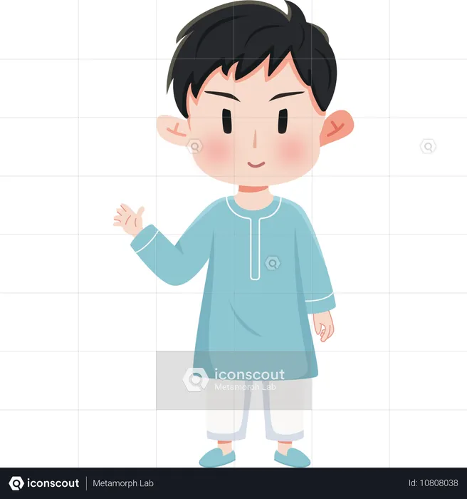 Pakistan Shalwar Kameez  Illustration