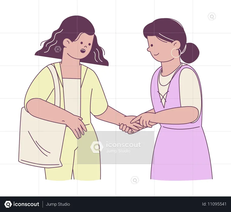 手相占い  イラスト