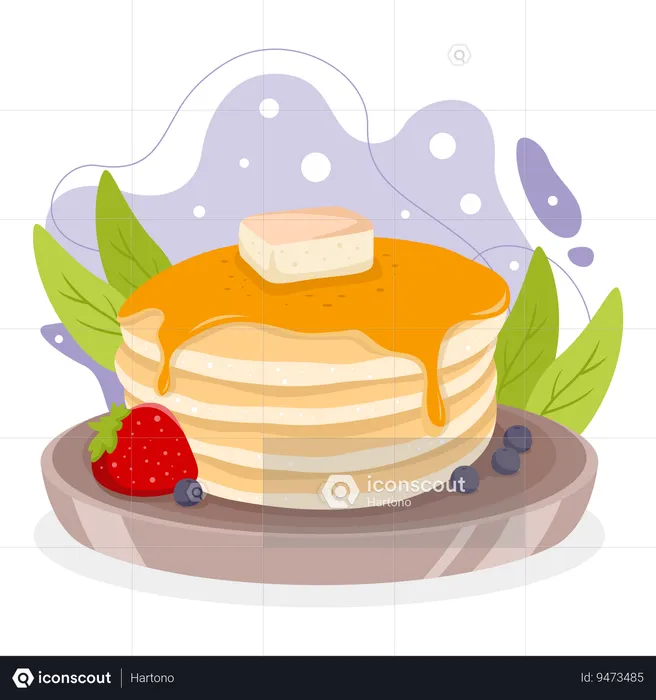 Pancake  Illustration