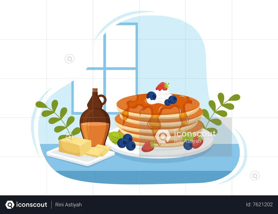 Pancake Day  Illustration