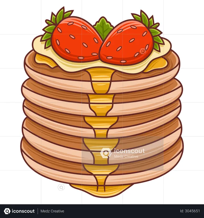 Pancakes  Illustration