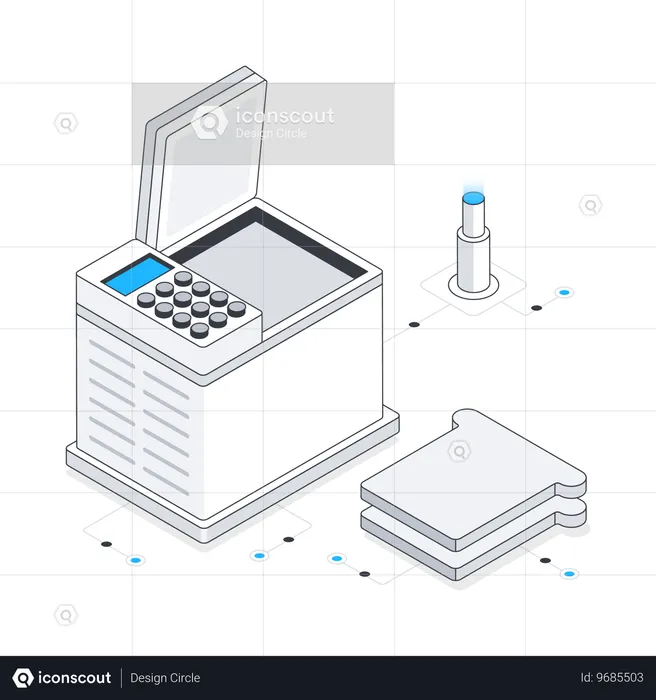 Máquina para hacer pan  Ilustración