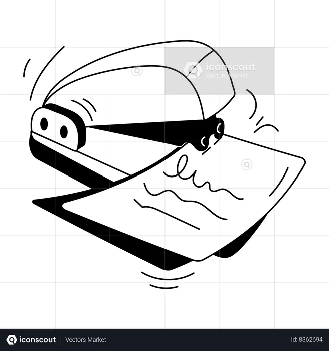Papierhefter  Illustration