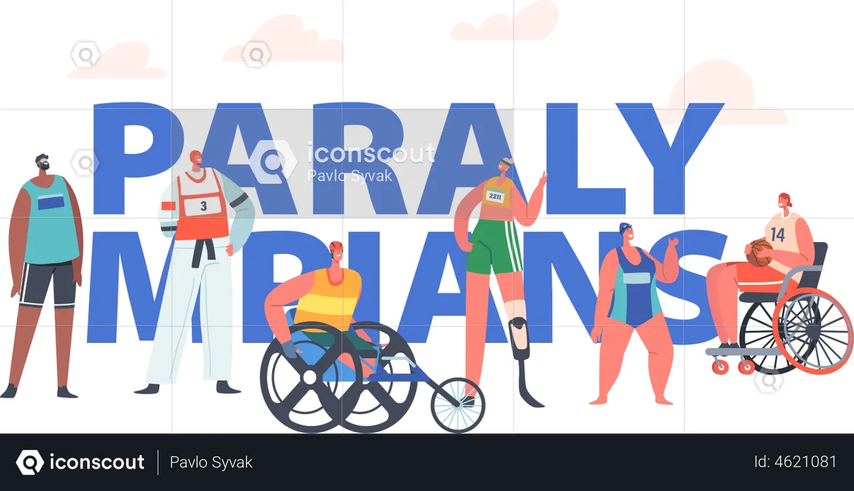 Paralympiens  Illustration