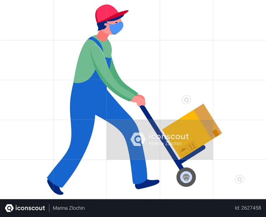 Parcel Delivery  Illustration