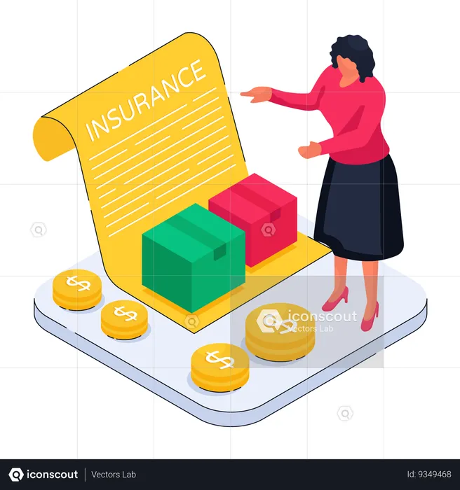 Parcel Insurance  Illustration
