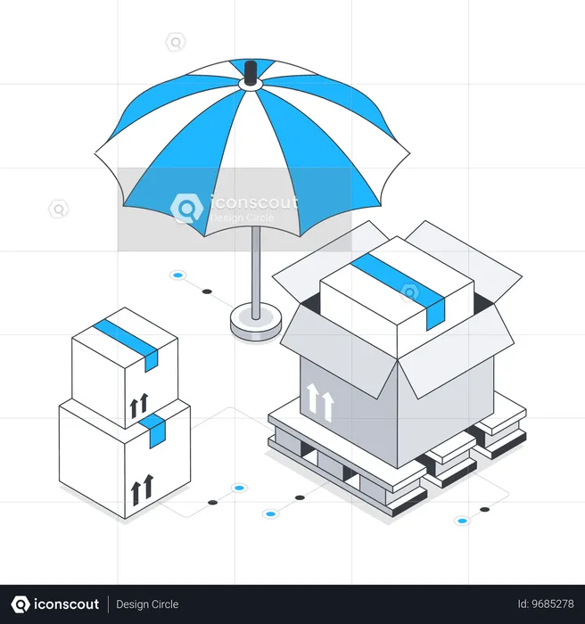 Parcel Insurance  Illustration