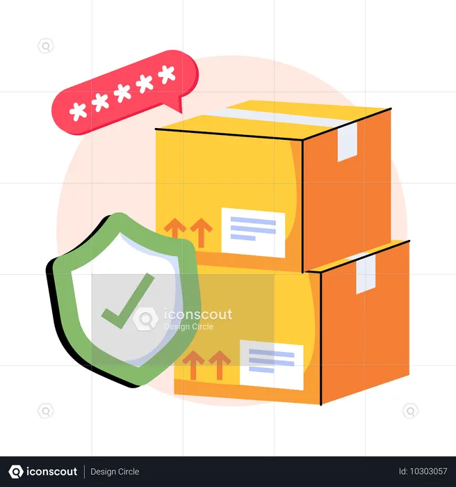 Parcel Security  Illustration