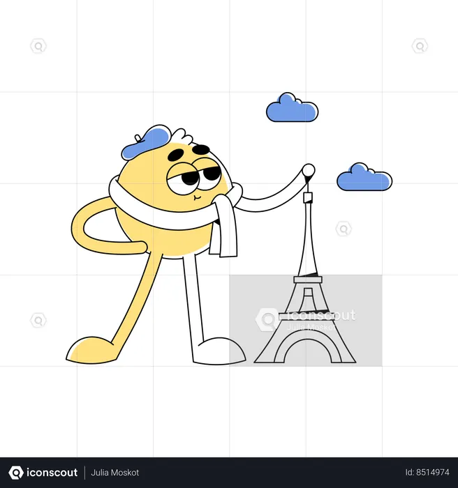 Paris travel  Illustration