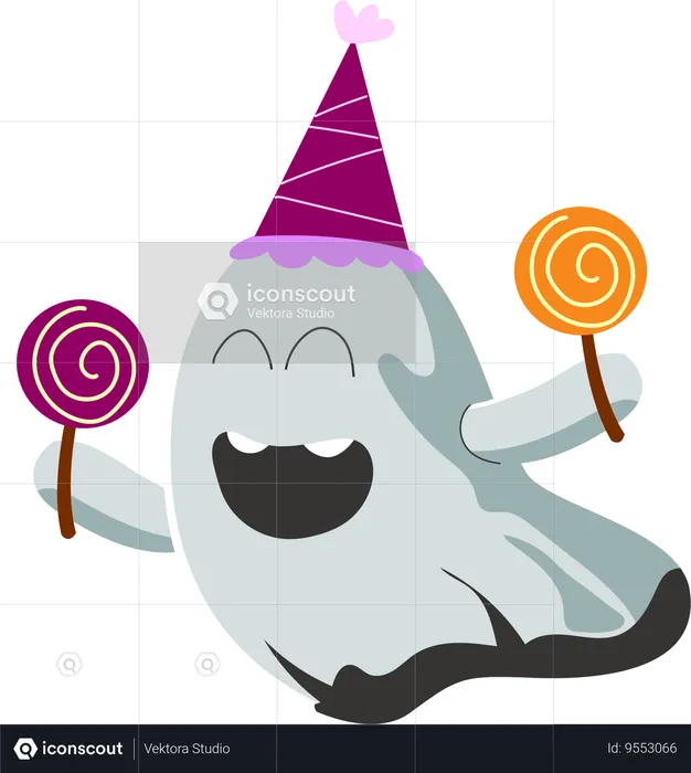 Party Ghost  Illustration