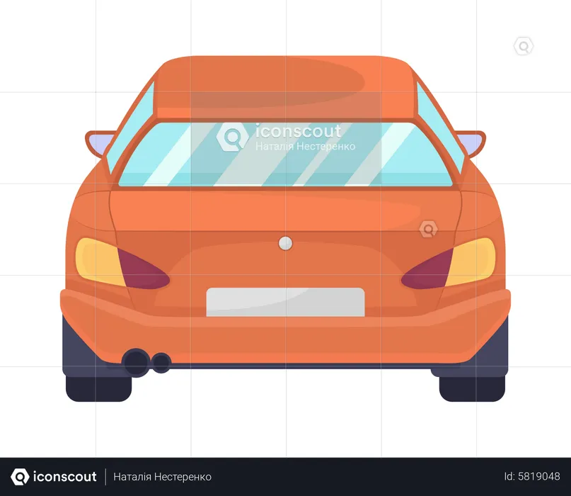 Passenger Car  Illustration