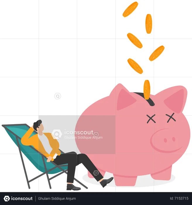 Passive income  Illustration
