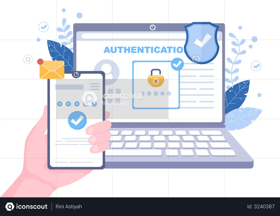 Password Security  Illustration