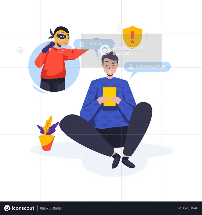 Password spy  Illustration