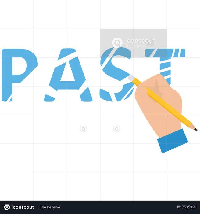 Past Eraser  Illustration