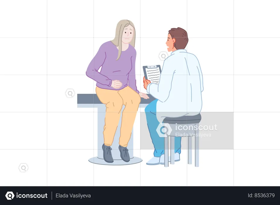 Patient Examination  Illustration