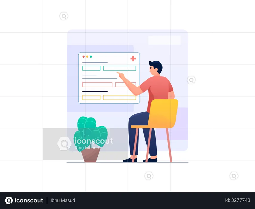 Patient Registration  Illustration