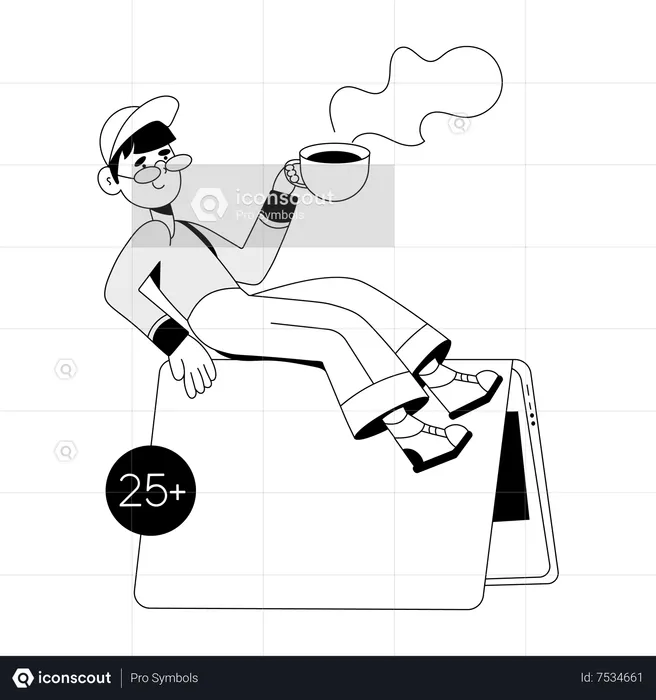 Pause café  Illustration