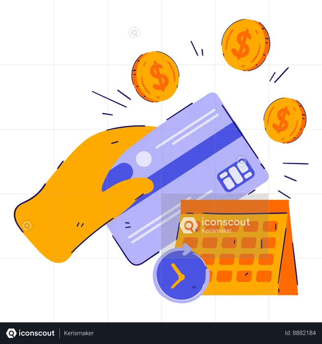 Pay later  Illustration