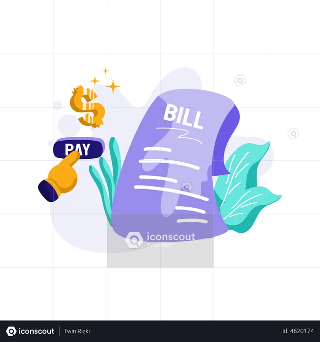 Payment Bill  Illustration