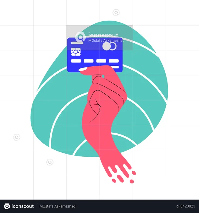 Payment by Card  Illustration