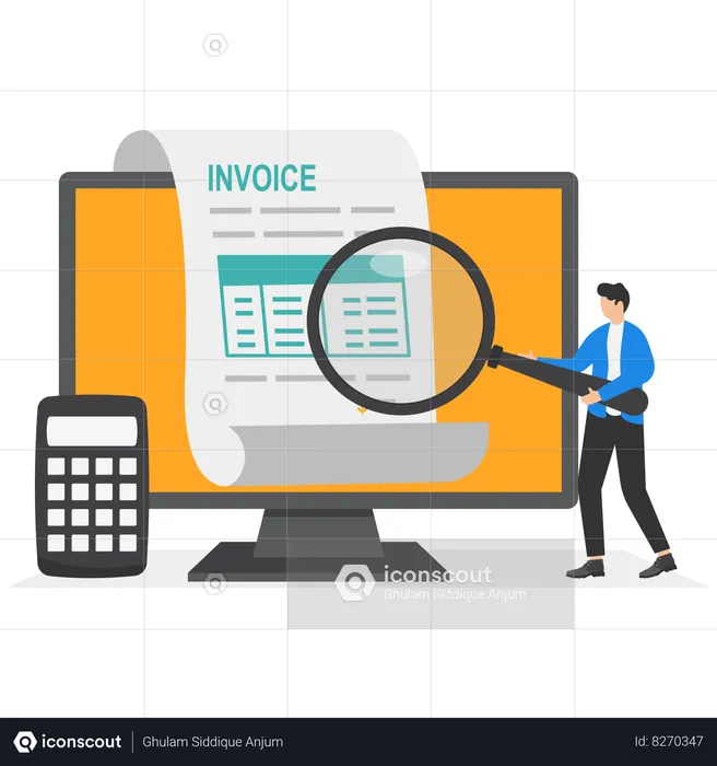 Payment Invoice  Illustration