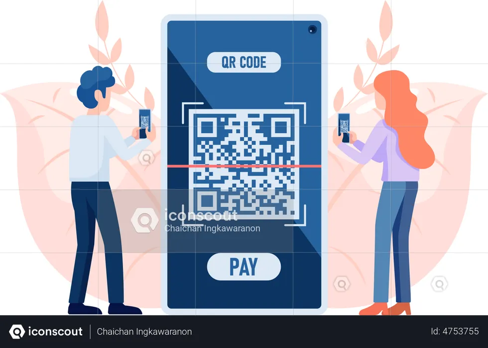 Payment qrcode  Illustration