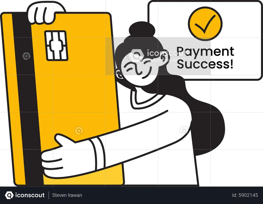 Payment success  Illustration