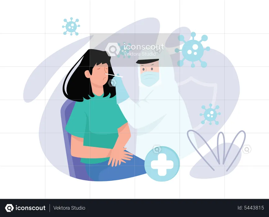 PCR-Test  Illustration