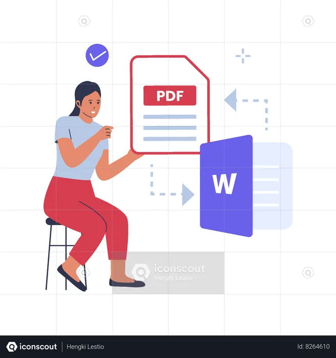 Pdf to doc  Illustration