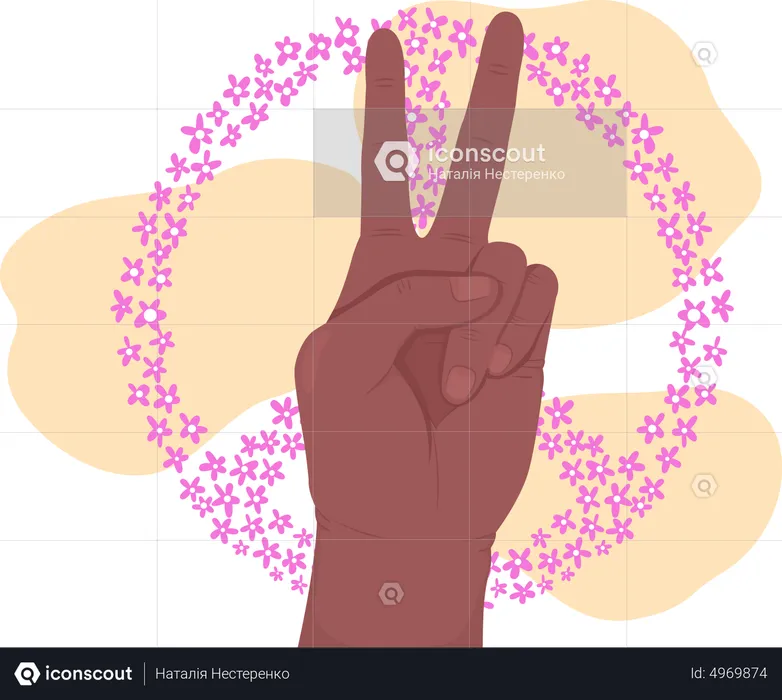 Peace Sign  Illustration