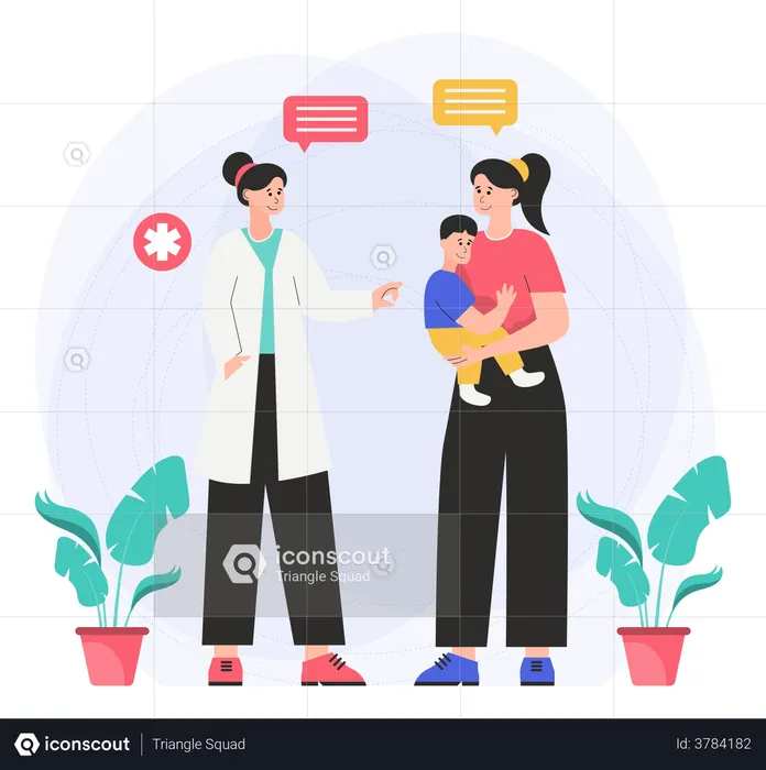 Pediatrician  Illustration