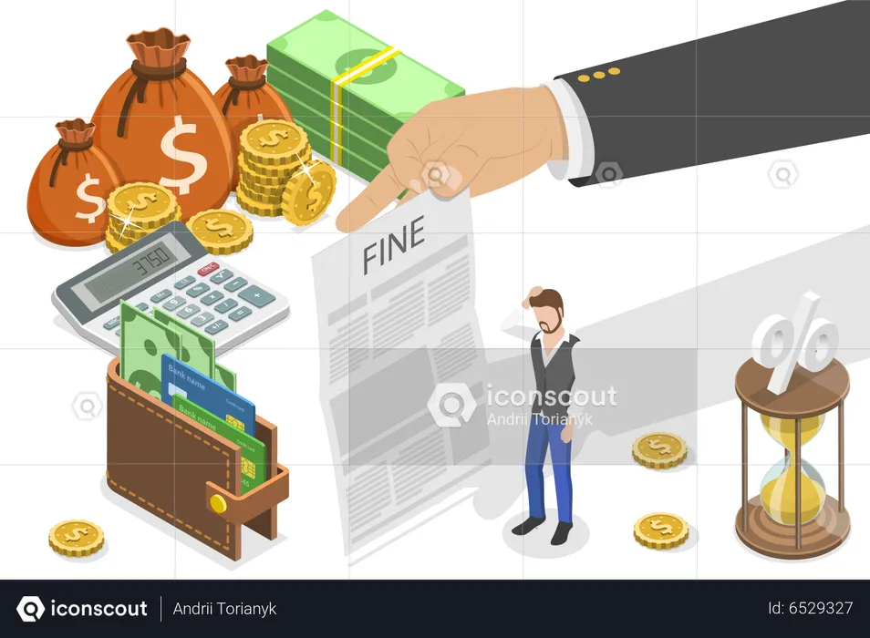 Penalidade monetária administrativa  Ilustração