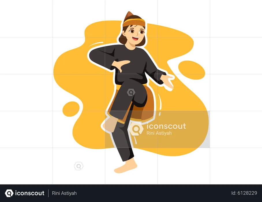 Pencak Silat  Illustration