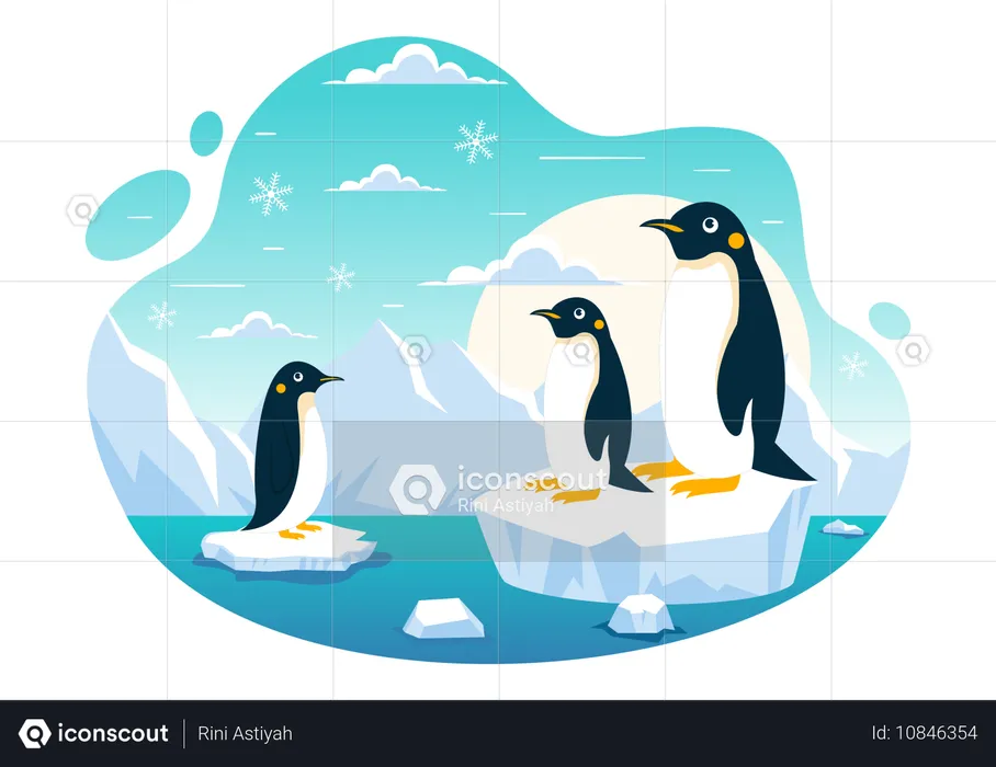 Penguin Awareness Day  Illustration