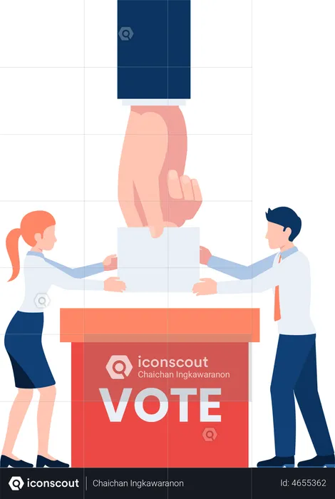 People voting  Illustration